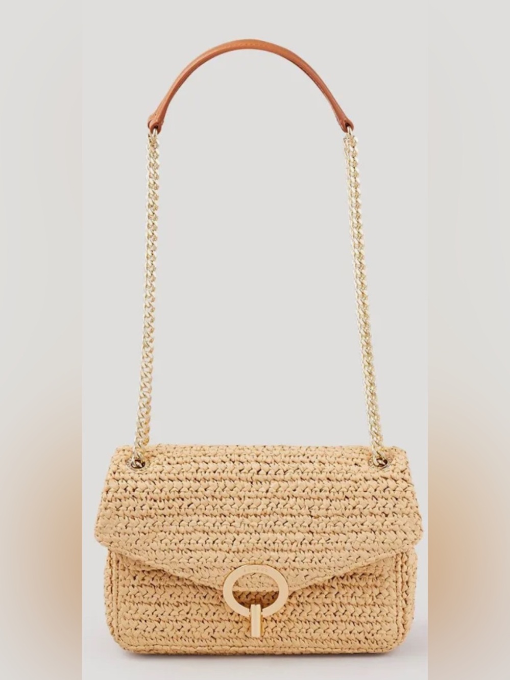 Sandro YZA straw / raffia bag